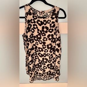 Loft sleeveless blouse size medium tall